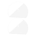 thumbnail image 3 of 2 piezas de raspador de borde suave para crema, herramienta para decorar pasteles, bricolaje, decoración de pasteles 18cmx15cm con agujero, 3 of 9