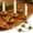 B, variant on Elegant Gold Metal Advent Wreath Candle Holder Set For Five Traditional Candles Home Seasonal Decorations