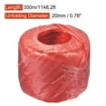 thumbnail image 2 of Uxcell Polyester Nylon Plastic Rope Twine Household Bundled for Daily Binding Packing 1148.2ft Length Red, 2 of 5