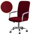 thumbnail image 3 of Ludlz Waterproof Swivel Chair Cover Stretchy Office Armchair Seat Backrest Protector, 3 of 8