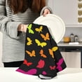 thumbnail image 6 of GZHJMY Butterfly Kitchen Dish Towel Set of 1, Super Absorbent Soft Drying Cloth Tea Bar Towels, 28"x 18", 6 of 7