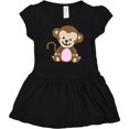 thumbnail image 3 of Inktastic Monkey Girls Baby Dress, 3 of 5