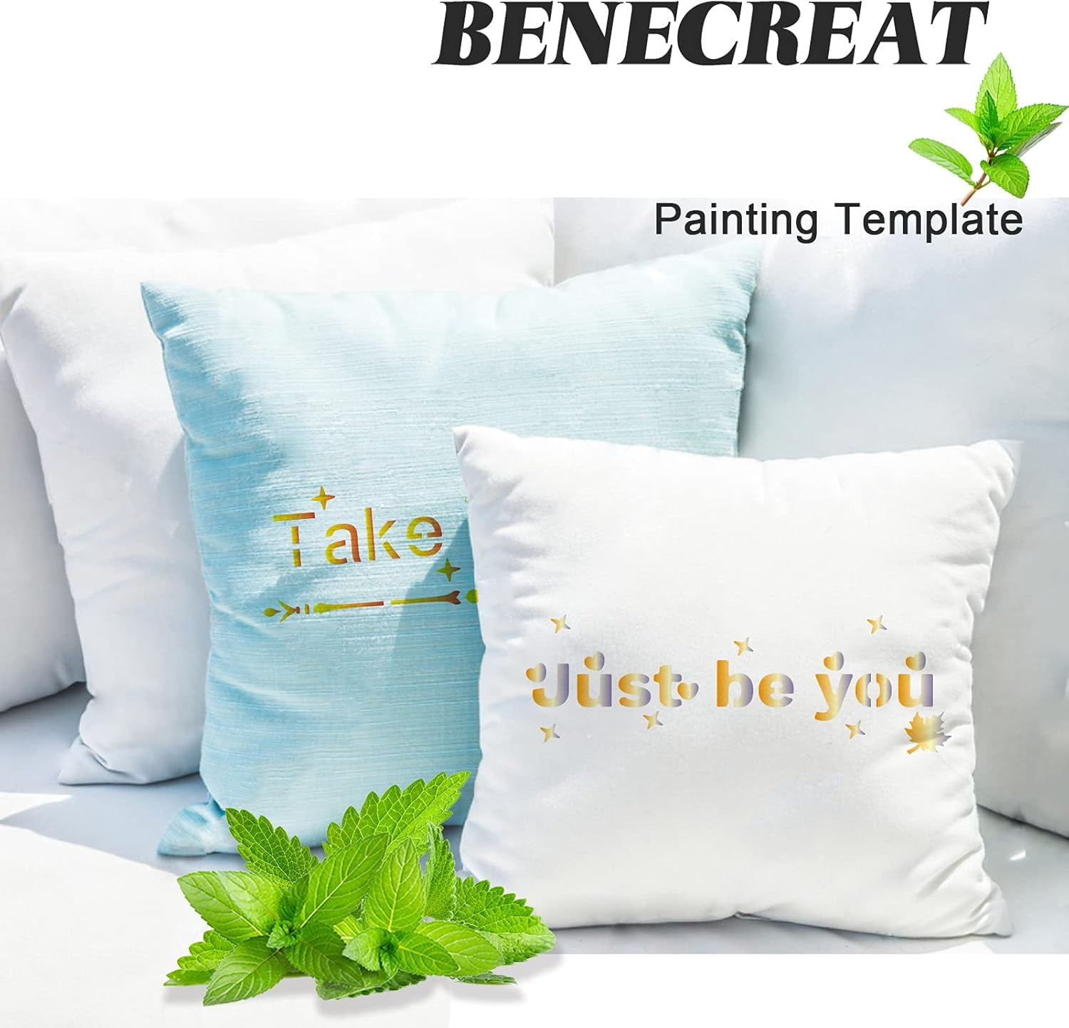 35Pcs Welcome Sweet Summer Slogans Pattern Stencils for Painting Inspirational Word Stencils Reusable Letter for Painting on Wood Scrabooking Cardmaking Mixed Color