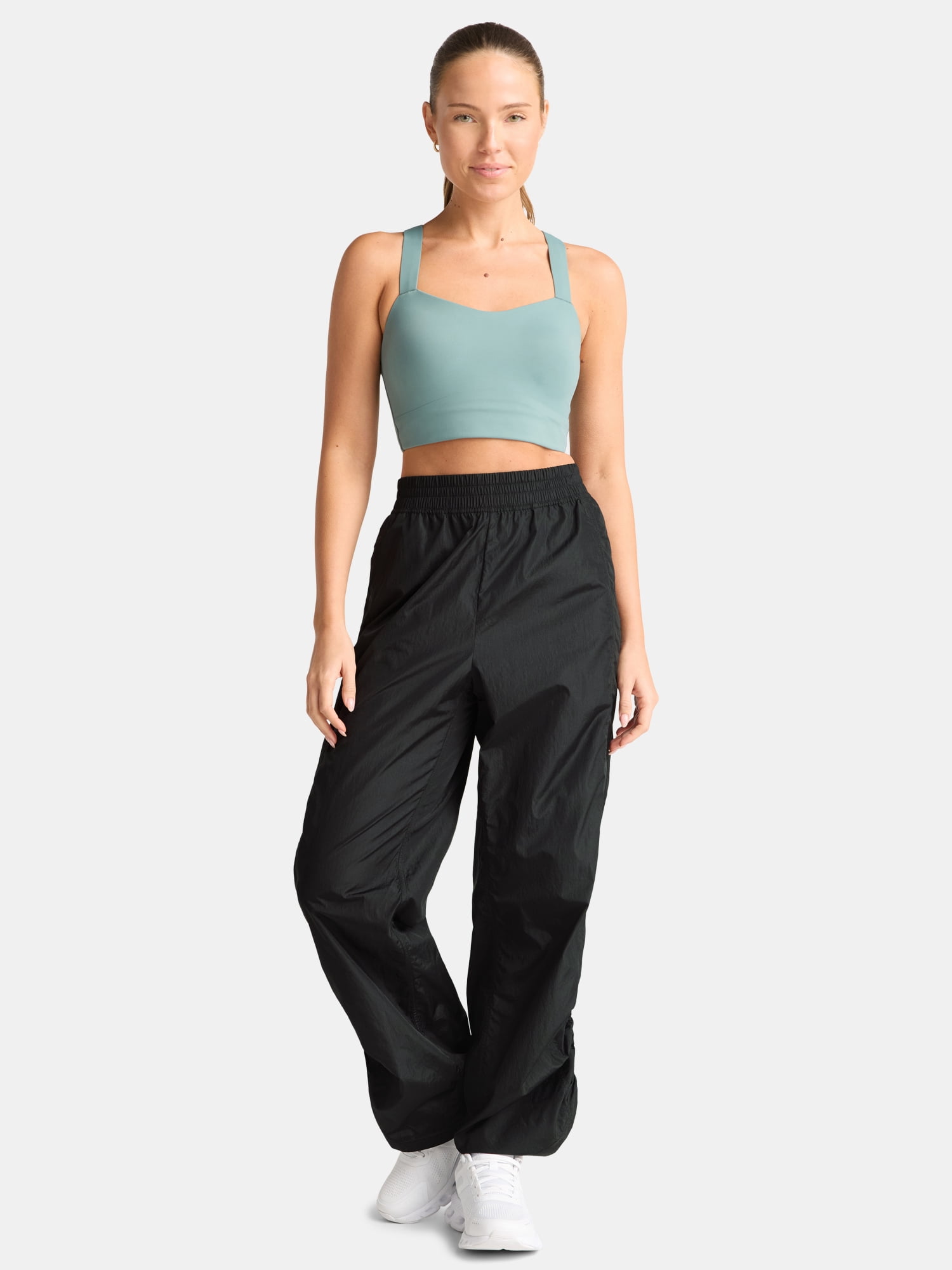 Avia Women's Shine Windbreaker Nylon Pants, Sizes XS-XXXL
