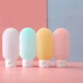 thumbnail image 1 of 4Pcs/Set Refillable Bottle 60ml Soft Lotion Container Squeeze Tube Empty Bottle Portable Travel Shampoo Bottle,Light Colorful, 1 of 7