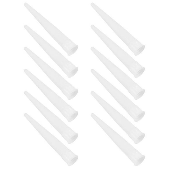 50pcs Caulk Nozzles Glue Nozzles Sealant Silicone Caulking Device Accessories