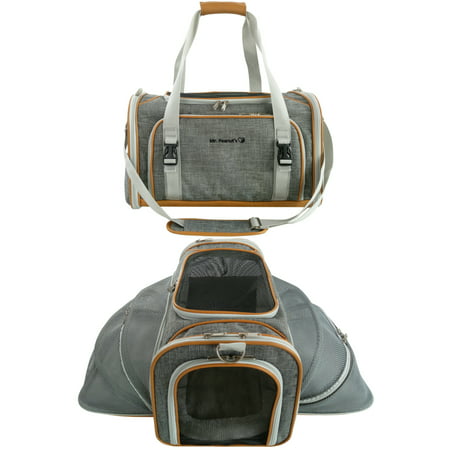 Double Expandable Airline Approved Pet Carrier by Mr.