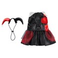 thumbnail image 2 of TRKIYQC Navidad Halloween Mascota Disfraz Gato Perro Camisa con Alas de Mariposa y Diadema para Fiesta Cosplay Suministros TRKIYQC casual, 2 of 8