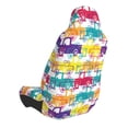 thumbnail image 4 of Lsque Colorful Car Pattern Car Seat Covers for Front Seats , Waterproof Seat Covers for Cars, Sporty Front Seat Covers,Car Seat Cover Protector Front Seats, 4 of 5