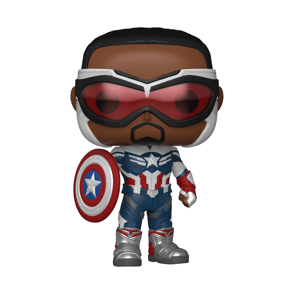 Funko POP! Marvel: The Falcon and the Winter Soldier - Captain America ...