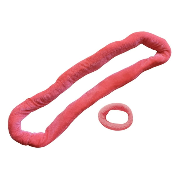 Aro ligero Lyra con asa de mano, poliéster, versátil y práctico, con pequeño círculo para fitness Sandía roja