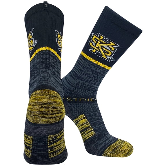 Strideline Kennesaw State Owls Black NCAA Licensed Crew Socks