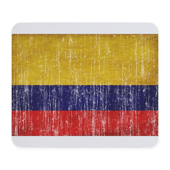 CafePress - Colombia Flag Mousepad - Non-slip Rubber Mousepad, Gaming Mouse Pad