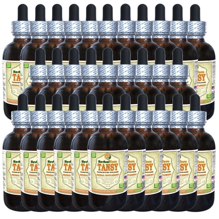 Tansy (Tanacetum Vulgare) Tincture, Organic Dried Leaves and Flowering tops Liquid Extract (Herbal Terra, USA) 30x2 oz