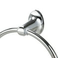 Mainstays Oval Style Steel Towel Holder Ring, Chrome Finish
