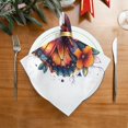 thumbnail image 2 of Napkin Satin Napkin 20*20Inchx6 Kitchen Towel Dinner Plate Towel Decorative Towel Napkin Tea Towel Suitable For Kitchen Table Cool Colored Butterfly, 2 of 8