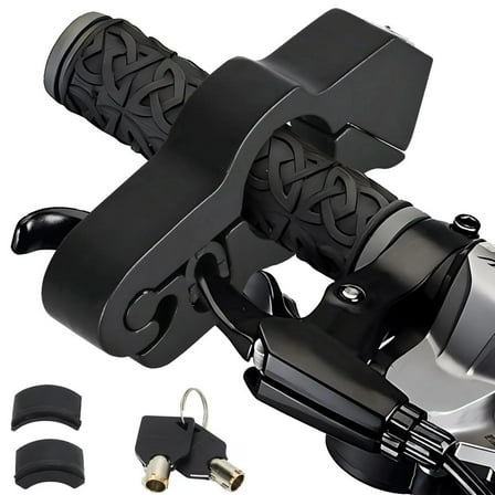 Motorcycle Locks Anti Theft - Motorcycle Lock Heavy Duty for Grip Lock Throttle Lock Brake Locks Anti Theft Motorcycle Locks Front Brake on Dirt Bike Moped Scooter Lock ATV & Motorcycle Accessories