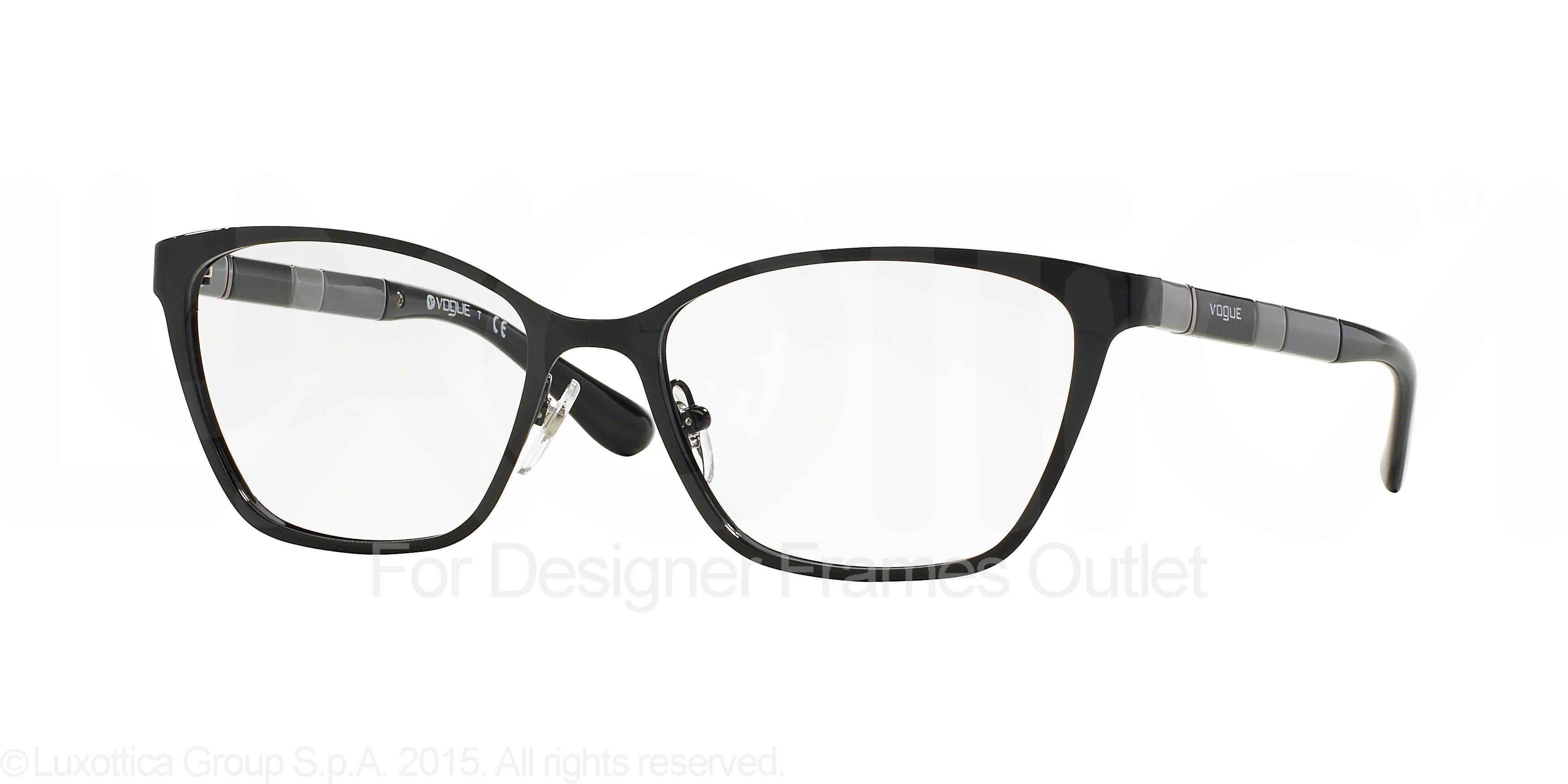Black VO3975-352-54 Vogue VO3975 Eyeglass Frames 352-54