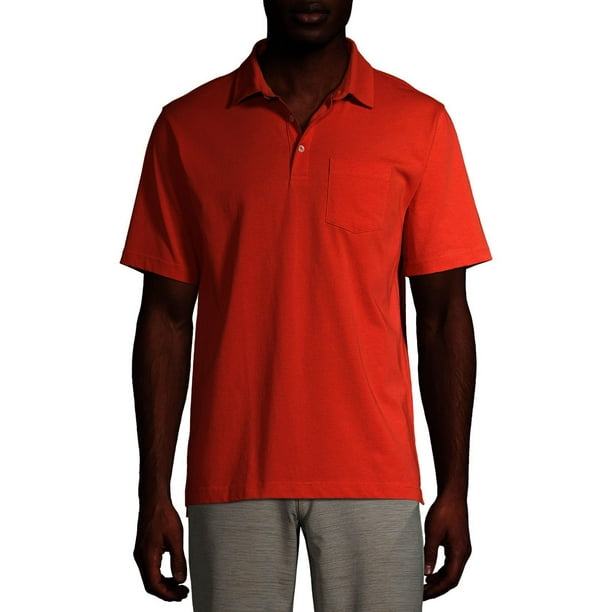 Men's and Big Men's Short Sleeve Solid Jersey Polo