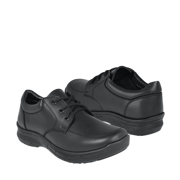 ZAPATOS ESCOLARES NIÑO STYLO 0232 SIMIPIEL NEGRO 18-21