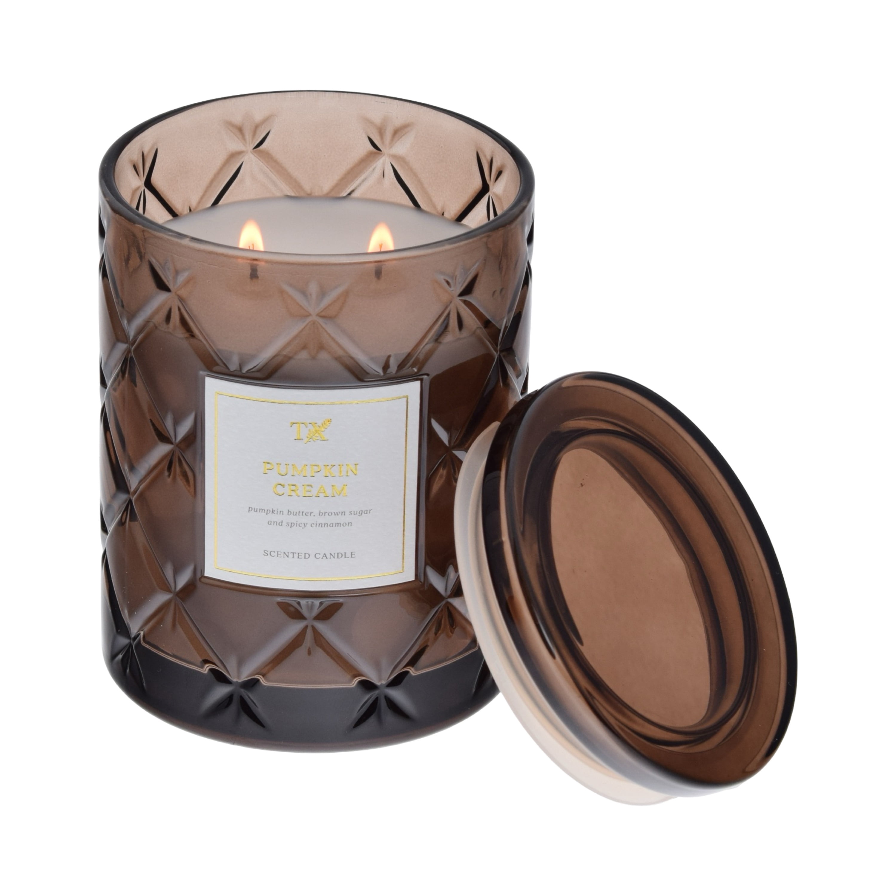 My Texas House Pumpkin Cream Scented 2 Wick 15oz (423.9 g) Jar Candle