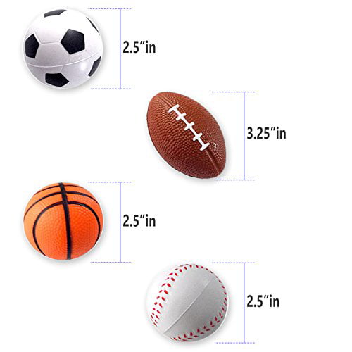 Kids Play Toy 2 Sets Avail SPORTS 3 Pack BALLS Football Basketball Soccer Ball 