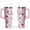 Pink-35, variant on 40oz Cute Red Strawberry Stainless Steel Flip Straw Tumbler Spill Proof Travel Cup Double Wall Vacuum Insulated Coffee Mug with Top Handle