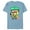 Ocean Blue, variant on Disney Channel Big City Greens - Short Sleeve Blended T-Shirt for Adults -Customized-Yellow