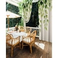 thumbnail image 5 of nqOlkjepod Outdoor Curtains for Patio Waterproof, Spring Vines Leaves Outdoor Privacy Panels Grommet, Retro Rustic Green Botanical Plants Blackout Outside Curtains for Porch 54"x108", 2 Panels, 5 of 8
