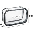 thumbnail image 4 of Bolsa de cosméticos de viaje impermeable transparente SHANY Slumber Party, 4 of 9