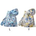 thumbnail image 3 of Besly Kids Boys Girls Thin Rain Jacket Fashionable Western-style Jacket, 3 of 11