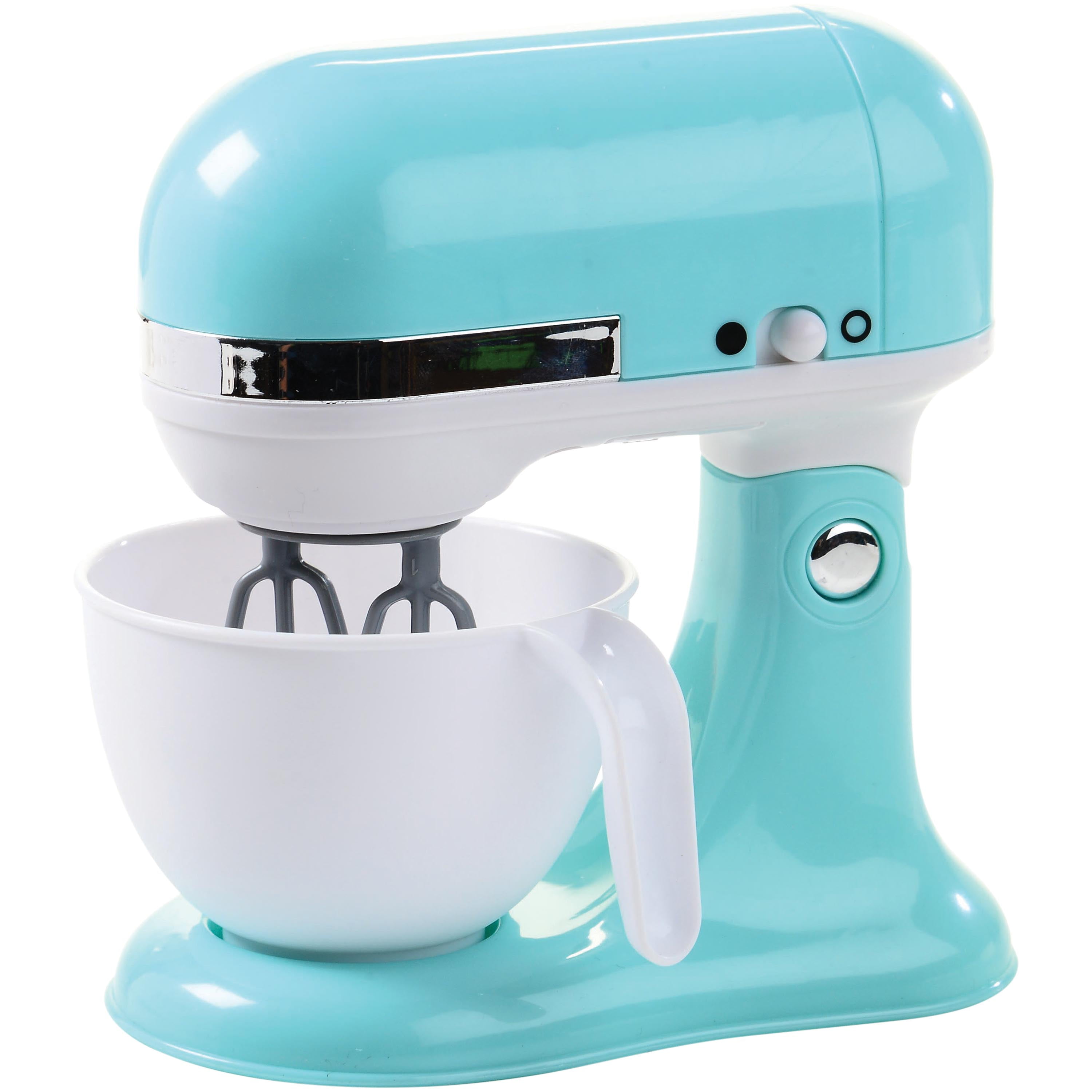 Ages 3 Years & Older Constructive Playthings Set of 2 “My Kitchen” Series Blender and Mixer in a Blue Modern Design with Realistic Functions 