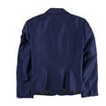 thumbnail image 2 of Le Suit Womens Solid Three Button Blazer Jacket, Blue, 18, 2 of 2