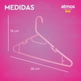 thumbnail image 4 of Ganchos para Ropa de Niños | Ganchos de Plástico Premium para Colgar Ropa de Niño, Niña y Bebé | Gruesos, Resistentes y Duraderos | Paquete de 40 Perchas para Ropa Infantil color Rosa, 4 of 5