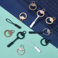 thumbnail image 2 of 24 Pcs Zipper Pull Replacement Set 12 Pcs Alloy Zipper Pull Rings Universal Zipper Tab and 12 Pcs Nylon Zipper Cord Pull Extension for Boots Jackets Handbags Backpack Luggage Colorful, 2 of 6