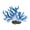 Blue, variant on Mdesiwst Artificial Coral Colored Aquarium Landscaping Resin Coral Ornaments Fish Tank Decoration Aquarium Supplies