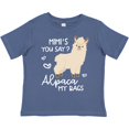 thumbnail image 3 of Inktastic Mimi's You Say Alpaca My Bags Boys or Girls Toddler T-Shirt, 3 of 5