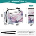thumbnail image 3 of DIXRUYEE Lunch Bag Double Deck Lunch Cooler Box Fashion Butterfly Dancers Pattern, 3 of 7