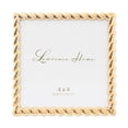 thumbnail image 1 of Marco de fotos Lawrence Frames con diseño de cuerda, 10 x 10 cm, dorado, 1 of 4