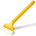 thumbnail image 1 of Long Handle Ice Scraper Yellow Car Windshield Squeegee 12.6 Inch Long Ice Scraper Frost Defroster Snow Shovel Snow Brush for Van Truck Windows, 1 of 5