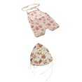 thumbnail image 1 of Niñas Niños Bebé Recién Nacido Mameluco Floral Sombrero Trajes Conjunto Foto Fotografía Zulema Disfraz de foto recién nacido de algodón, 1 of 8