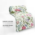 thumbnail image 4 of Spring Floral Throw Blanket 80"x60" Pink Sage Green Flower Vintage Botanical Print Blanket Lightweight Warm Soft Blanket Farmhouse Seasonal Holiday Themed Decor for Home Living Room Sofa Couch Bed, 4 of 7