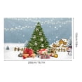 thumbnail image 3 of Falleo Clearance Christmas Outdoor Garage Door Tapestry Cloth Holiday Party Decoration Background Cloth Matching Hanging Cloth Multi Size, 3 of 6