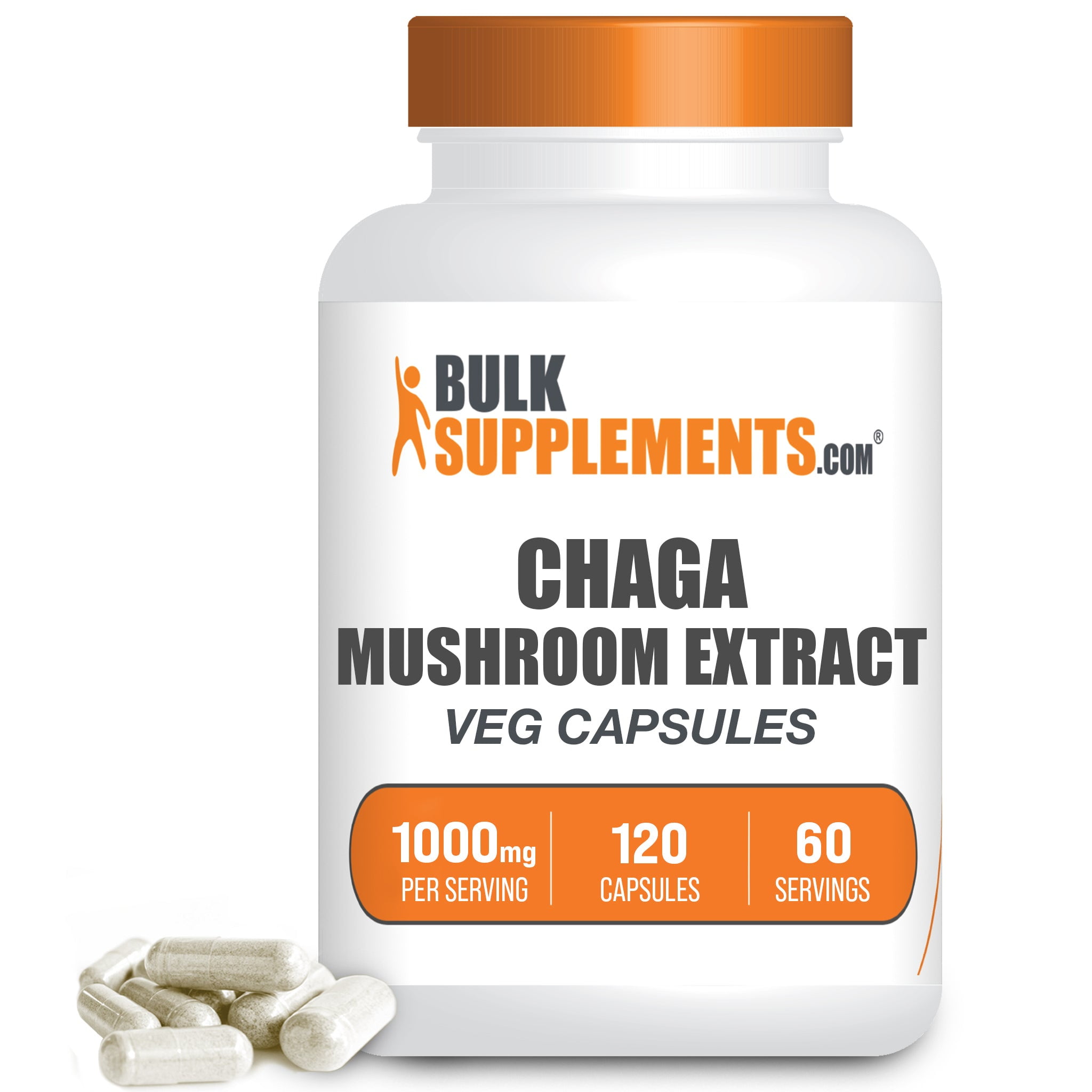 Chaga Mushroom Extract Capsules, 1000mg Superfood
