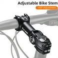 thumbnail image 3 of Surélévateur de Guidon de Bicyclette Réglable avec angle variable de 60 Degrés, Surélévateur de Guidon de Bicyclette en Alliage d'Aluminium, Adaptateur de Surélévateur de Fourche avant pour Vélo de Route, 3 of 8