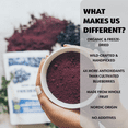 thumbnail image 3 of LOOV Organic Wild Blueberry Powder - 52-Day Supply - No Added Sugar, 3 of 7