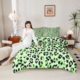 thumbnail image 4 of Castle Fairy Teens Cheetah Print Full Size Comforter Sets,Animal Print Bedding Sets, 4 of 8