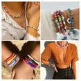 thumbnail image 3 of Flat Clay Beads Suitable for Jewelry Making Academy Disc Beads Rainbow Rubber Beads DIY Craft Bracelet, 3 of 5