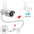 OHWOAI Wireless Security Camera Extend,3.0MP UltraHD Home Surveillance
