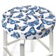 thumbnail image 3 of Balery Beautiful Butterflies Fundas de asiento para taburete de bar redondo de tela de terciopelo ajustables que protegen de arañazos y manchas para sillas de 14 a 17 pulgadas.-13 inch, 3 of 7